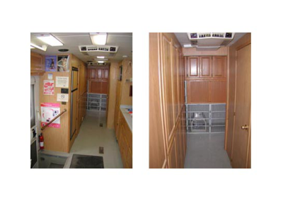 Northland Mobile Veterinary Inside Vehicle